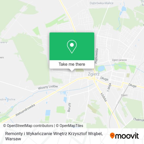 Remonty i Wykańczanie Wnętrz Krzysztof Wrąbel map