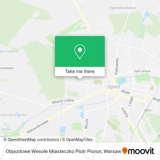 Objazdowe Wesołe Miasteczko Piotr Piorun map