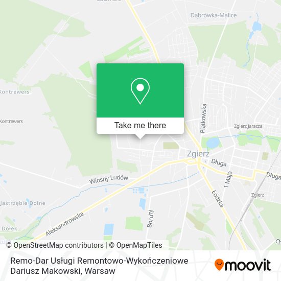 Remo-Dar Usługi Remontowo-Wykończeniowe Dariusz Makowski map