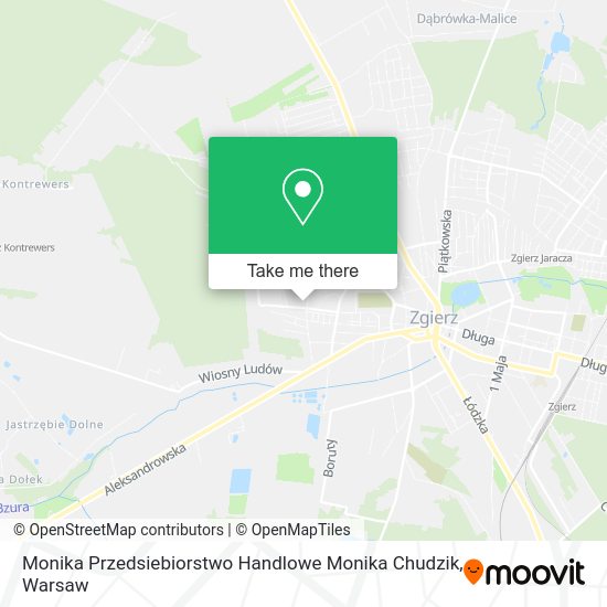 Monika Przedsiebiorstwo Handlowe Monika Chudzik map