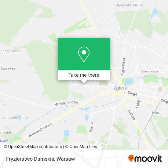 Fryzjerstwo Damskie map