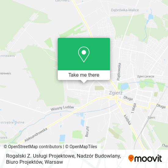 Rogalski Z. Usługi Projektowe, Nadzór Budowlany, Biuro Projektów map