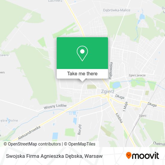 Swojska Firma Agnieszka Dębska map