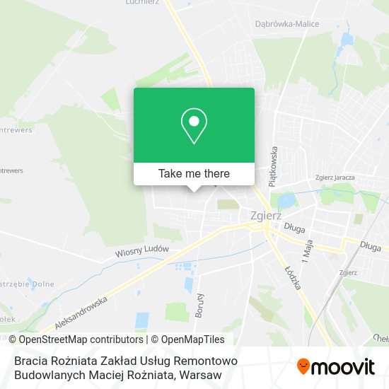 Bracia Rożniata Zakład Usług Remontowo Budowlanych Maciej Rożniata map