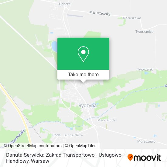 Danuta Serwicka Zakład Transportowo - Usługowo - Handlowy map