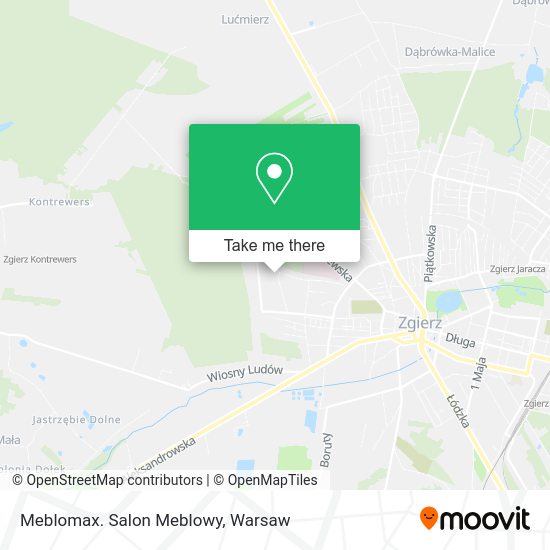 Meblomax. Salon Meblowy map