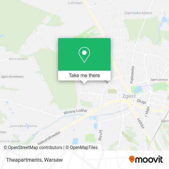 Theapartments map