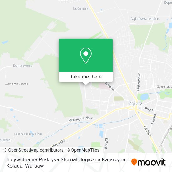 Indywidualna Praktyka Stomatologiczna Katarzyna Kolada map