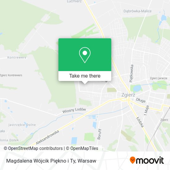 Magdalena Wójcik Piękno i Ty map