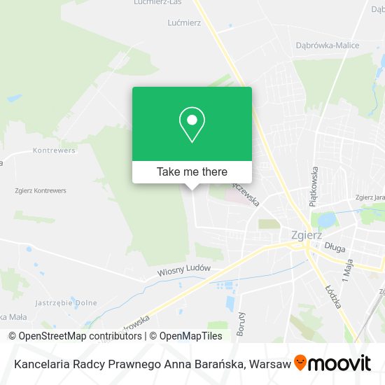 Kancelaria Radcy Prawnego Anna Barańska map