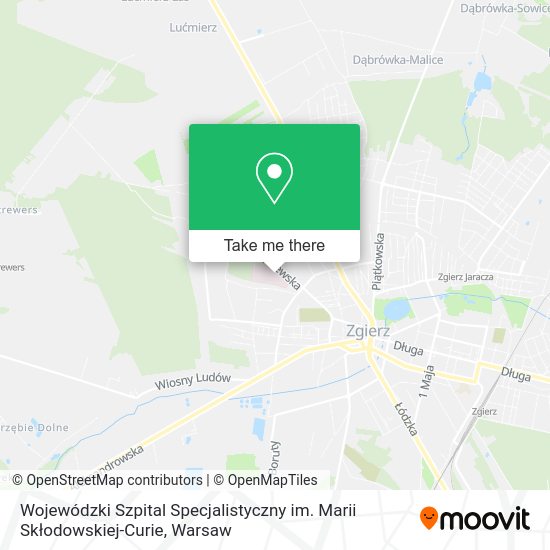 Wojewódzki Szpital Specjalistyczny im. Marii Skłodowskiej-Curie map