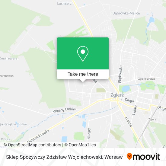 Sklep Spożywczy Zdzisław Wojciechowski map