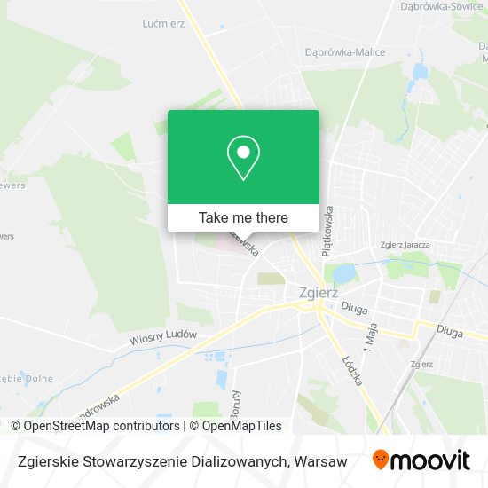 Zgierskie Stowarzyszenie Dializowanych map