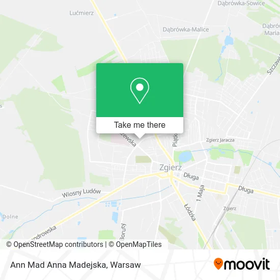 Карта Ann Mad Anna Madejska