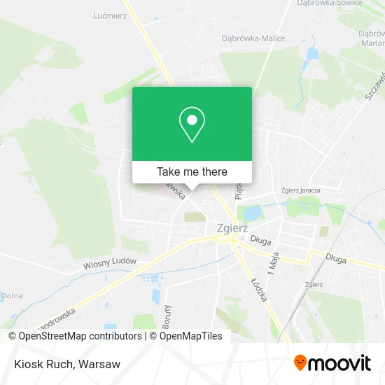 Карта Kiosk Ruch