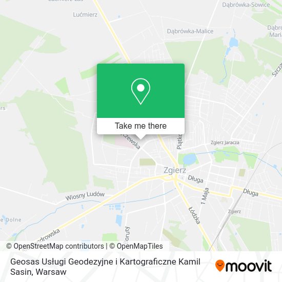 Geosas Usługi Geodezyjne i Kartograficzne Kamil Sasin map