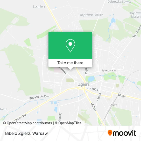 Карта Bibelo Zgierz