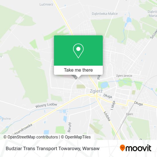 Budziar Trans Transport Towarowy map