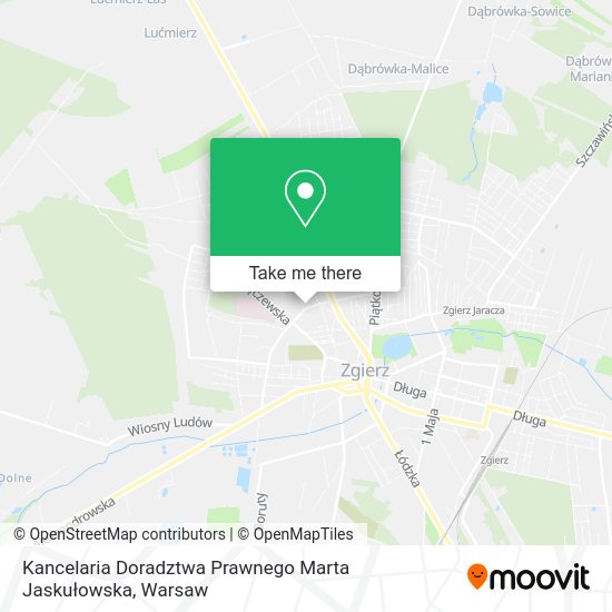 Kancelaria Doradztwa Prawnego Marta Jaskułowska map