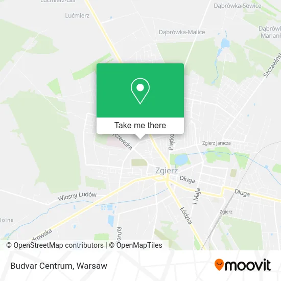 Карта Budvar Centrum