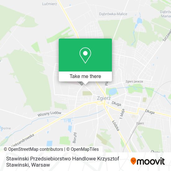 Stawinski Przedsiebiorstwo Handlowe Krzysztof Stawinski map