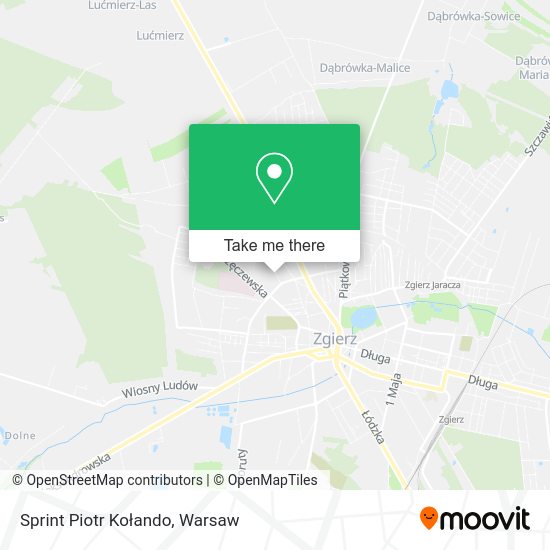 Sprint Piotr Kołando map