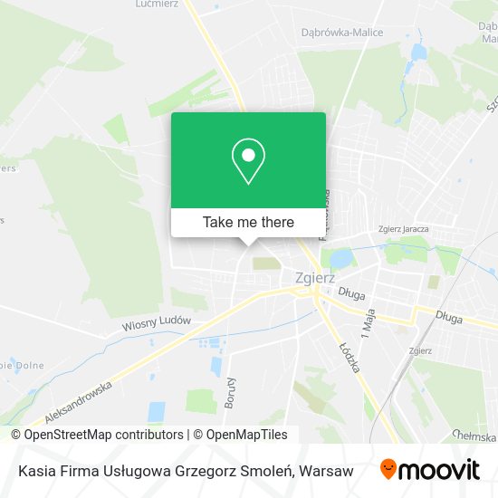 Kasia Firma Usługowa Grzegorz Smoleń map