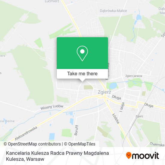 Kancelaria Kulesza Radca Prawny Magdalena Kulesza map