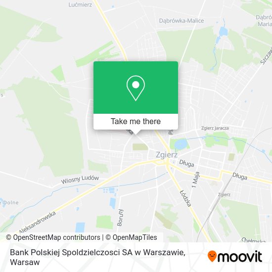 Bank Polskiej Spoldzielczosci SA w Warszawie map