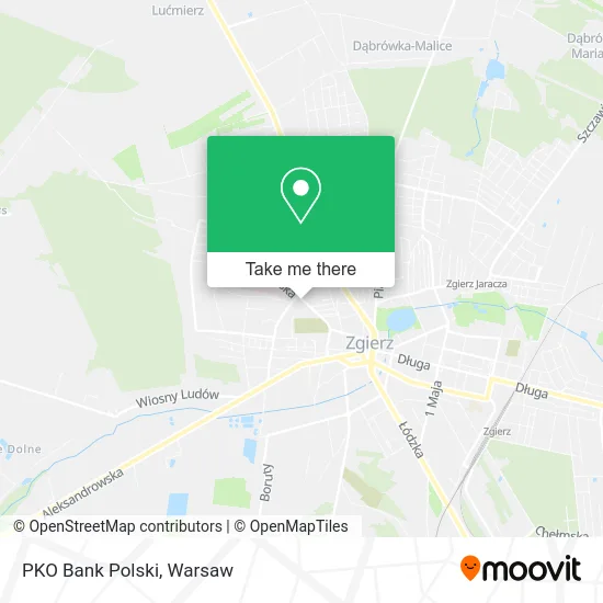 PKO Bank Polski map