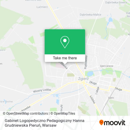 Gabinet Logopedyczno Pedagogiczny Hanna Grudniewska Pieruń map