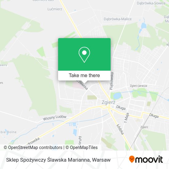 Sklep Spożywczy Ślawska Marianna map