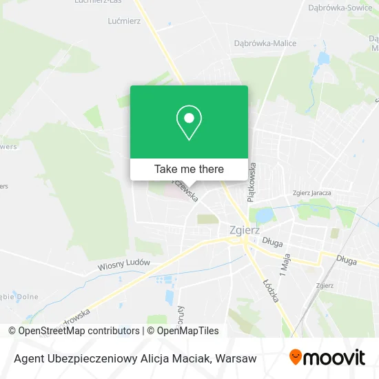 Карта Agent Ubezpieczeniowy Alicja Maciak