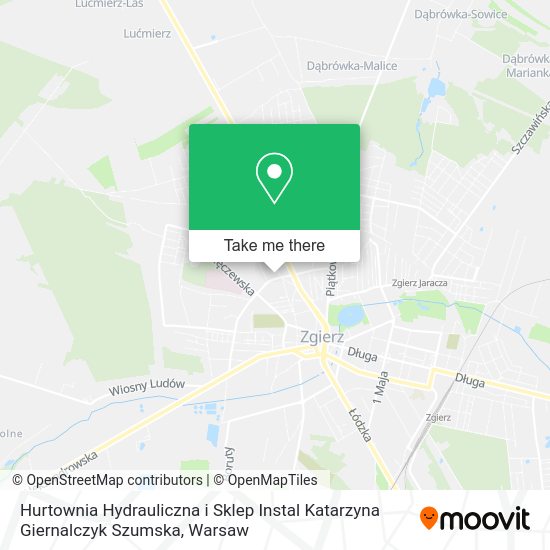 Hurtownia Hydrauliczna i Sklep Instal Katarzyna Giernalczyk Szumska map