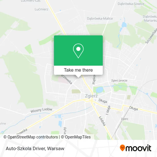 Карта Auto-Szkola Driver
