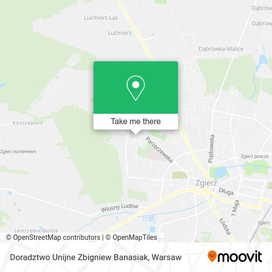 Карта Doradztwo Unijne Zbigniew Banasiak