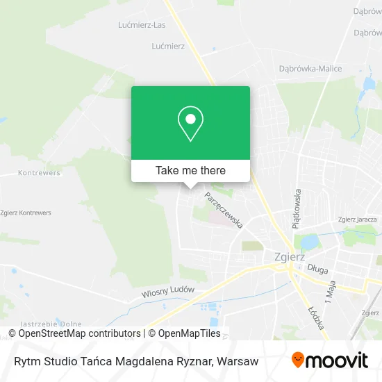 Карта Rytm Studio Tańca Magdalena Ryznar
