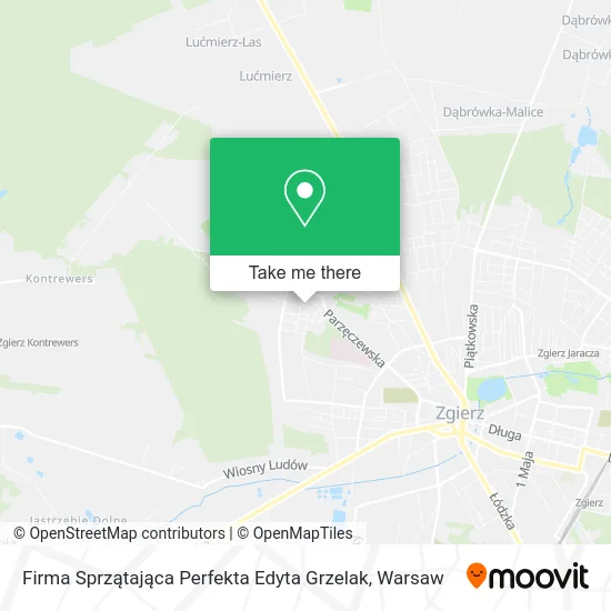 Firma Sprzątająca Perfekta Edyta Grzelak map