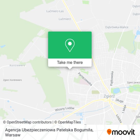 Agencja Ubezpieczeniowa Patelska Bogumiła map