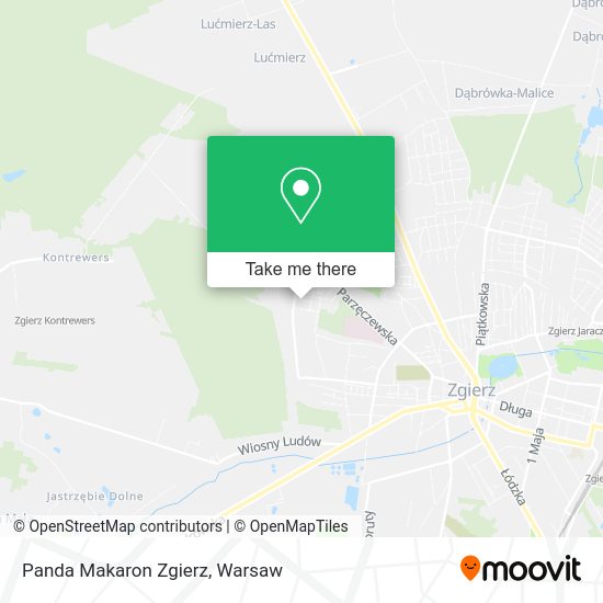 Panda Makaron Zgierz map