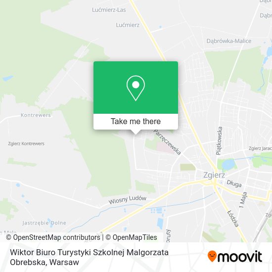 Wiktor Biuro Turystyki Szkolnej Malgorzata Obrebska map