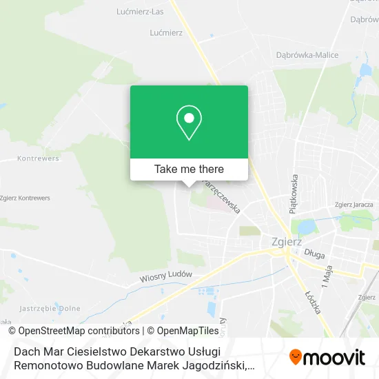 Dach Mar Ciesielstwo Dekarstwo Usługi Remonotowo Budowlane Marek Jagodziński map