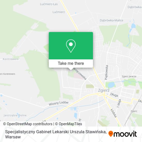 Specjalistyczny Gabinet Lekarski Urszula Stawińska map