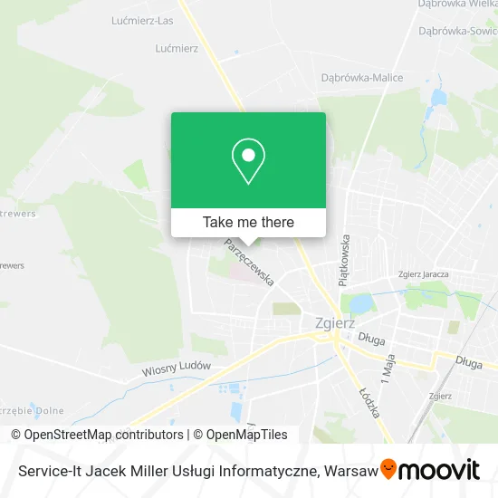 Карта Service-It Jacek Miller Usługi Informatyczne