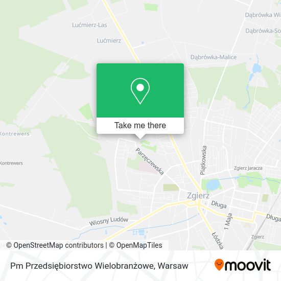 Pm Przedsiębiorstwo Wielobranżowe map