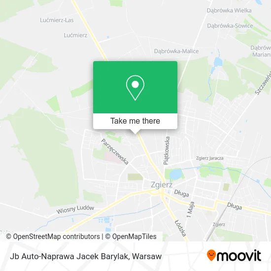 Карта Jb Auto-Naprawa Jacek Barylak