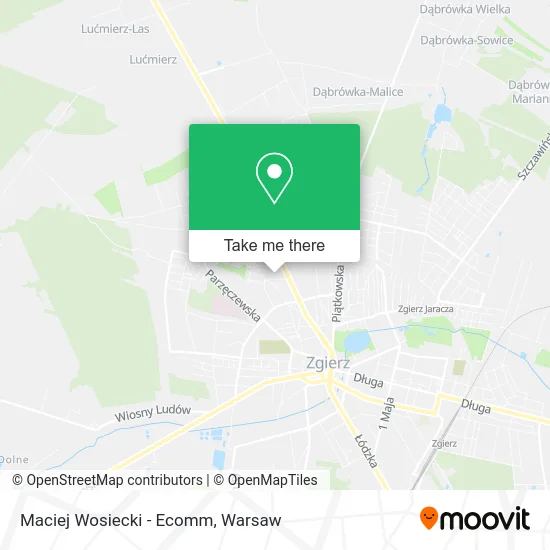 Карта Maciej Wosiecki - Ecomm