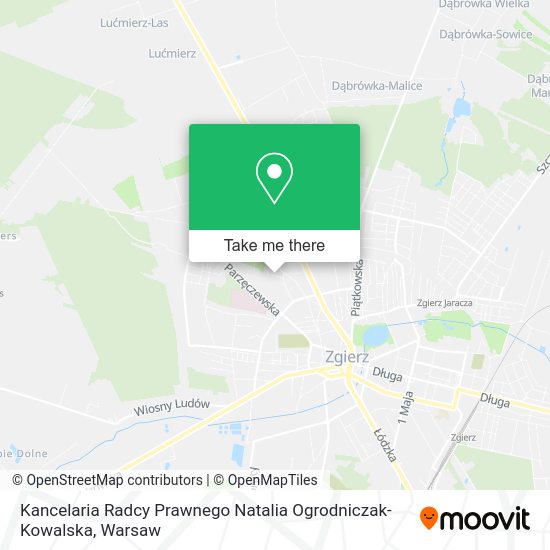 Kancelaria Radcy Prawnego Natalia Ogrodniczak-Kowalska map