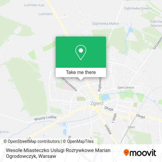 Wesołe Miasteczko Usługi Rozrywkowe Marian Ogrodowczyk map