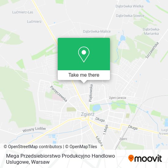 Mega Przedsiebiorstwo Produkcyjno Handlowo Uslugowe map